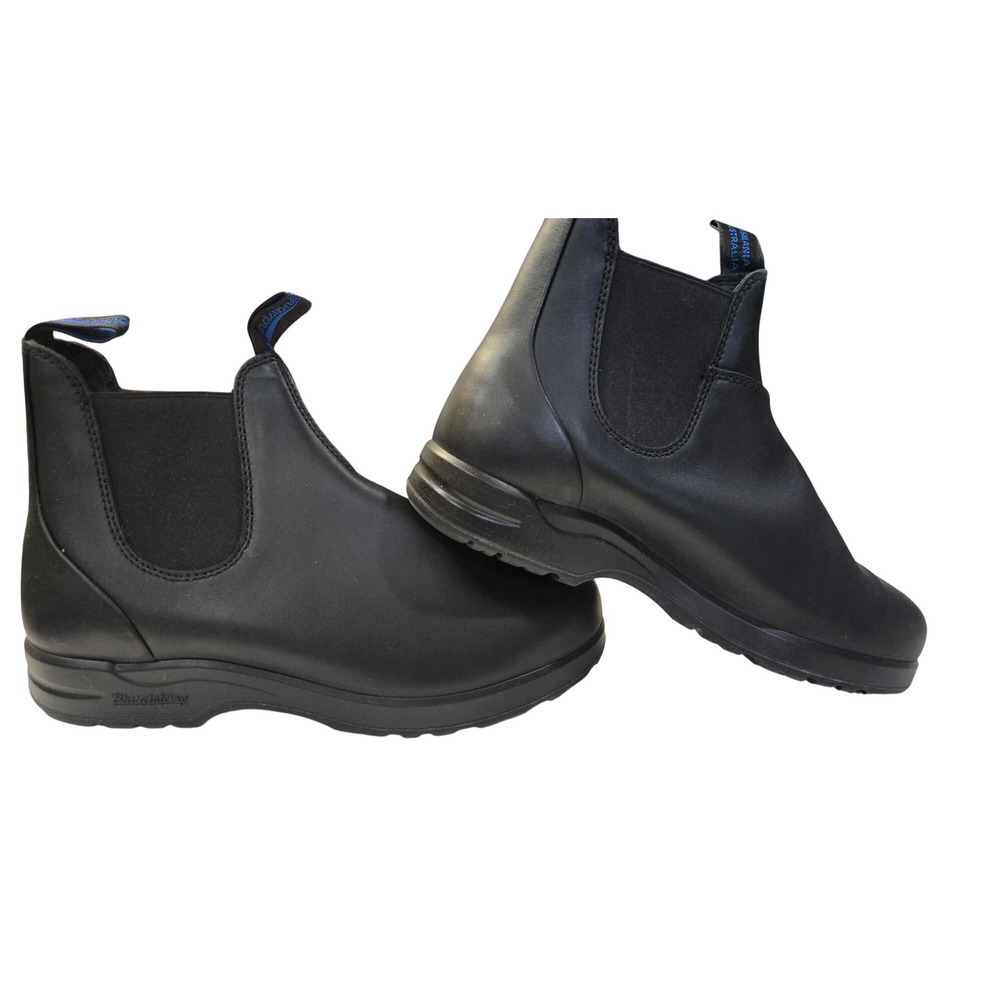 Blundstone 063 Dress Series Chelsea Boots Black Leather Square Toe Mens 9.5